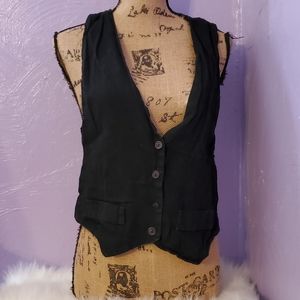 PINWHEELS black vest